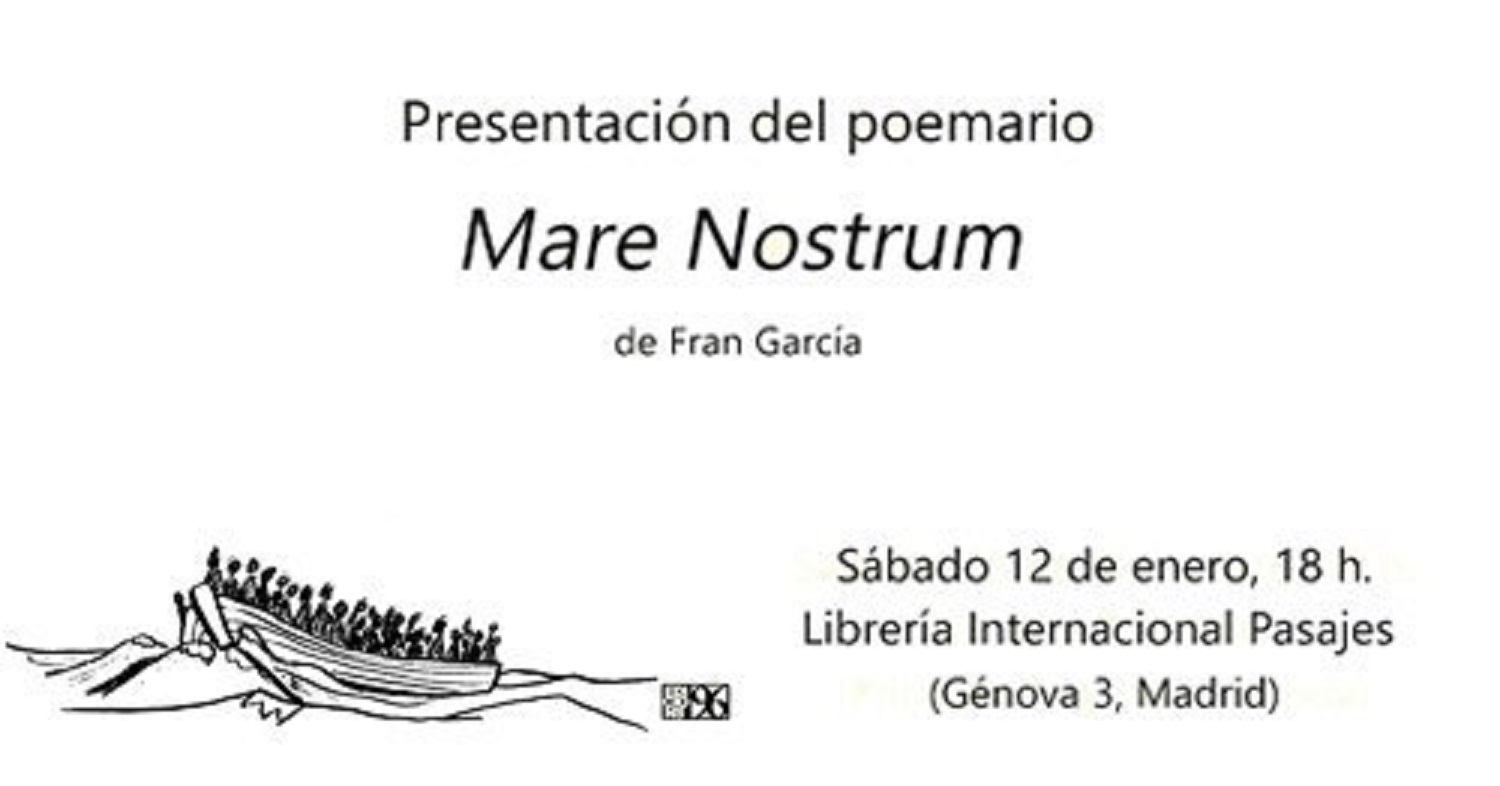 PRESENTACIÓN | MARE NOSTRUM, de Fran García, en Pasajes