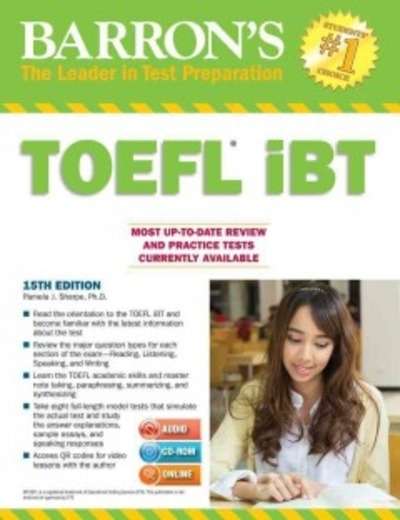 Barron's TOEFL iBT with CD ROM and MP3-Audio CD (15th ed)