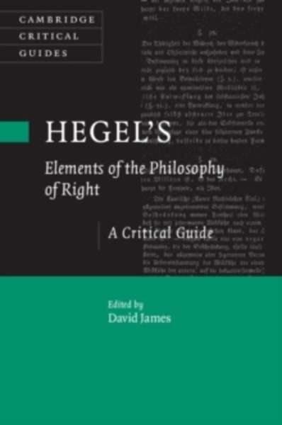 Hegel's 'Elements of the Philosophy of Right' : A Critical Guide