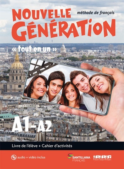 Nouvelle Generation A1-A2 Livre+ exercices+CD+DVD