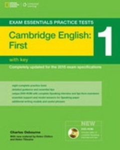 Cambridge First Practice Tests 1 (suitable for the 2015 FCE) with Answer Key + DVD-ROM
