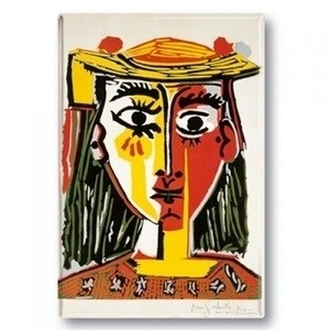IMÁN Picasso - Busto de Mujer con Sombrero