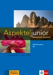 Aspekte Junior. Medienpaket B2, 3 Audio-CDs + 1 Video-DVD