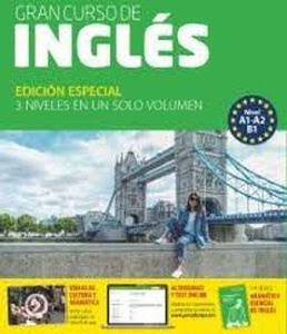 Gran Curso de Inglés (A1-A2-B1) 4 libros + 6 CDS+ 1 DVD