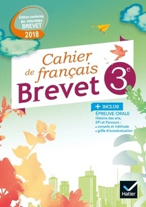 Français 3e Cahier brevet