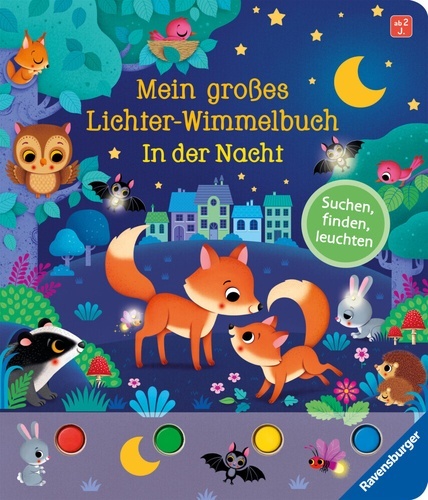 Mein grosses Lichter-Wimmelbuch: In der Nacht