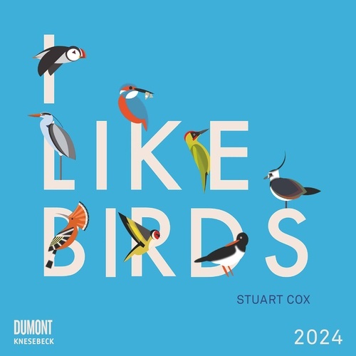 Calendario 2024 I like birds 30x30