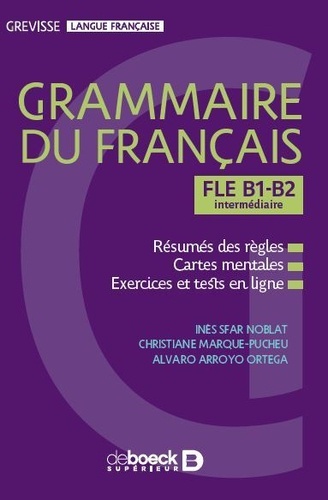 Grammaire du français - FLE B1-B2 intermédiaire