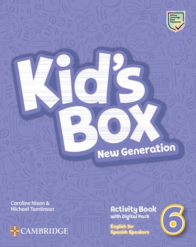 Kid's Box New Generation English for Spanish Speakers Level 6 Activity Book with Home Booklet and Digital Pack