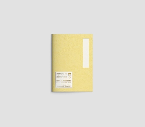 Hanji Booklet A6 Plain Yellow