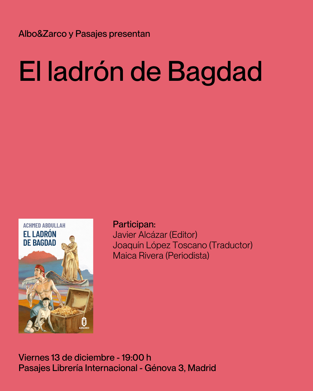 El ladrón de Bagdad (Achmed Abdullah), Albo&Zarco, 2024