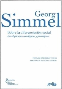 Sobre la diferenciación social. Investigaciones sociológicas  y psicológicas
