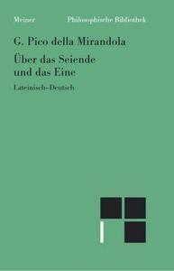 Über das Seiende und das Eine .   De ente et uno