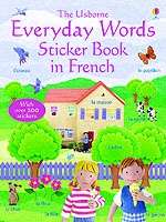 Everyday Words Sticker Book In French