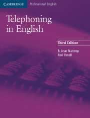 Telephoning in English Student's Book