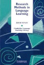 Research Methods In Language Learning