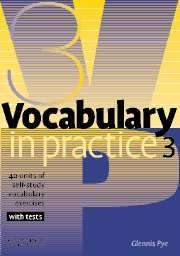 Vocabulary in Practice 3 Pre-Intermediate