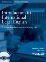 Introduction to International Legal English Student's book+CD