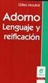 Adorno, lenguaje y reificación