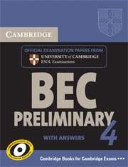 BEC Preliminary 4 Self-study Pack
