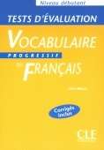 Tests d'évaluation du vocabulaire progressif du français