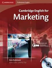 Cambridge English for Marketing with CD