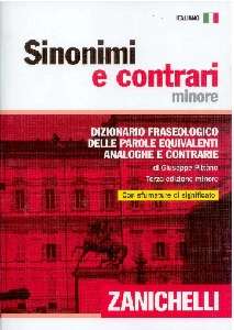 Sinonimi e contrari (3ed Minore)