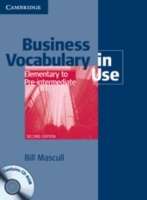 Business Vocabulary in Use + Cd-Rom. Elementary to Pre-intermediate (2nd edition)