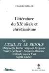 Littérature du XXe siècle et christianisme T.6