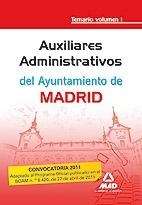 Auxiliares Administrativos del Ayuntamiento de Madrid. Temario