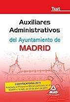 Auxiliares Administrativos del Ayuntamiento de Madrid. Test