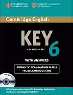 Cambridge English Key (KET) 6 Self-Study Pack (Student's Book with Answers x{0026} Audio CD)