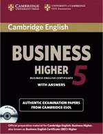 BEC Higher 5 Self Study Pack (Examination Papers + Answers+ Audio CD)