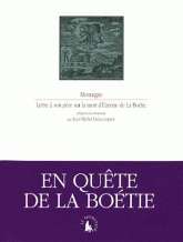 Lettre à son père sur la mort d'Étienne de la Boétie