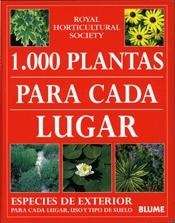 1000 plantas para cada lugar