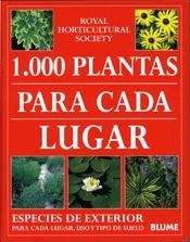 1000 plantas para cada lugar