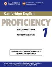 Proficiency 1 for Updated Exam without Answers
