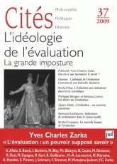 Cités. L'idéologie de l'évaluation