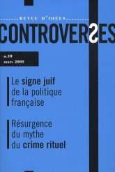Controverses nº 10 signe juif de la politique française