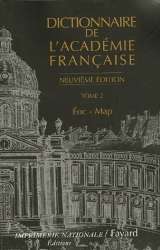 Dictionnaire de L'Academie Française/