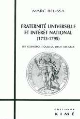 Fraternité universelle en intérêt national (1713-1795)