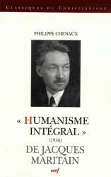 Humanisme intégral de Jacques Maritain