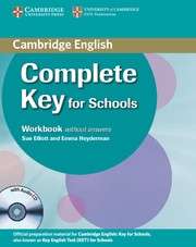 Complete Key for Schools Workbook w/o Answers w/ Audio CD
