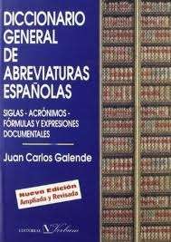 Diccionario general de abreviaturas españolas