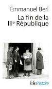La fin de la IIIe République