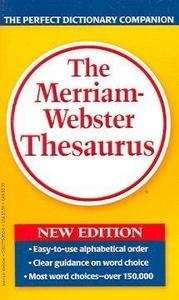 The Merriam-Webster Thesaurus (New)