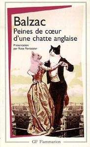 Peines de coeur d'une chatte anglaise