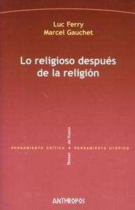 Lo religioso después de la religión