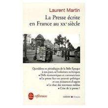 La presse écrite en France au XXe Siècle