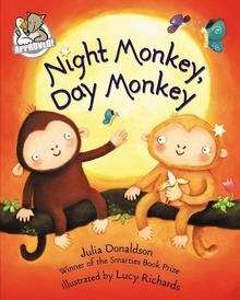 Night Monkey Day Monkey   board book